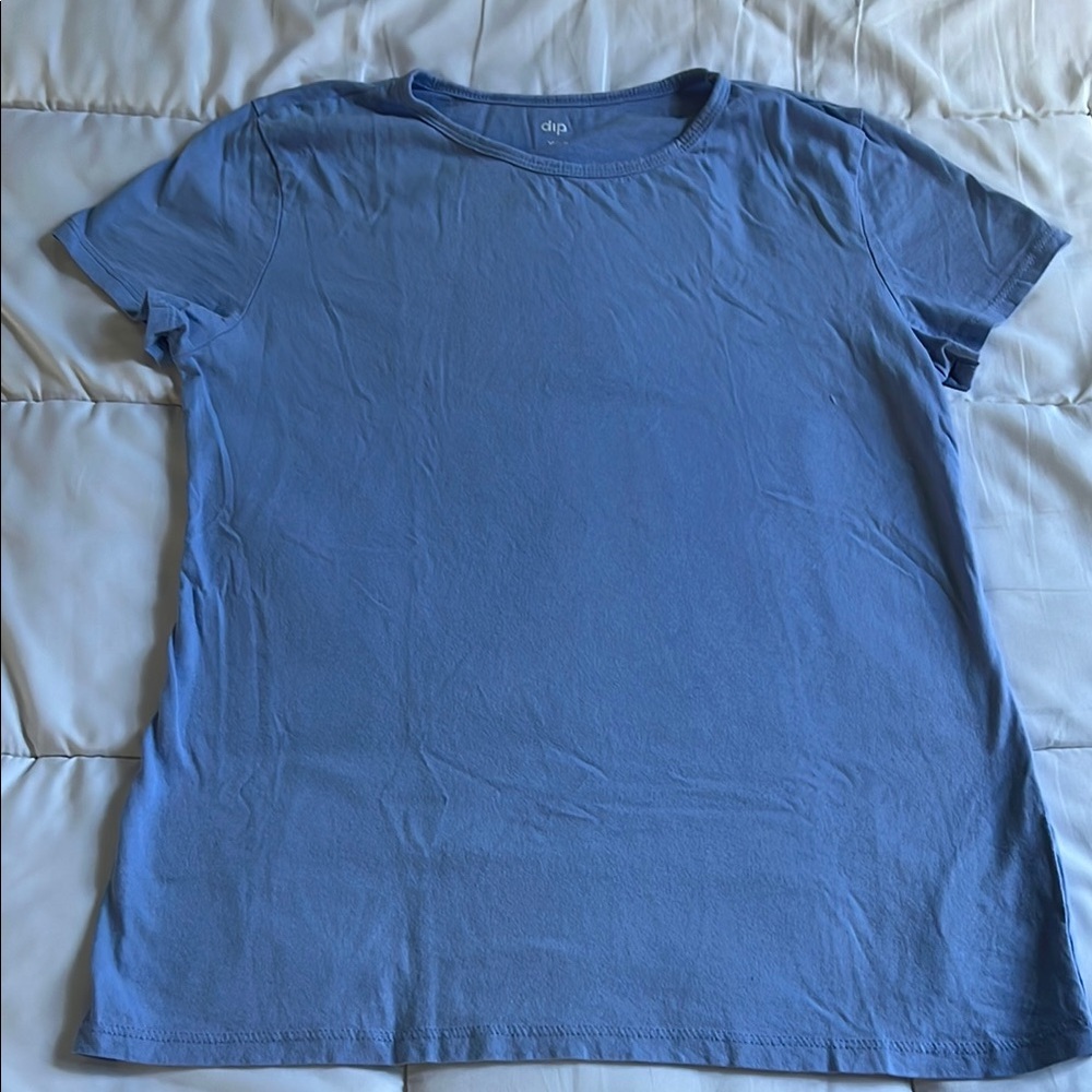 Blue Crew Neck T-Shirt